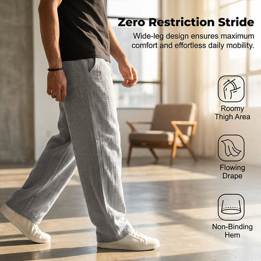 🔥LAST DAY SALE £15.99!!⚡50K+ SOLD!🔥Breathable Straight-Leg Trousers for Men