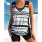 🏖️Summer Hot Sale - ONLY ￡14.99!!⚡50K+ SOLD!🌞🌊Women's Printed Two-Piece Tankini Swimsuit