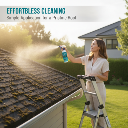 🔥Last Day Promotion - ONLY £7.99!!⚡50K+ SOLD!🏠Multi-Surface Roof Moss & Algae Cleaner Spray