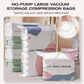 🥳2026 HOT SALE ￡6.99!!🥳50K+ SOLD!💞No‑Pump Vacuum Storage Bags – Press & seal, no pump needed. Saves 80% space, keeps clothes dry & dust‑free. Perfect for bulky bedding & off‑season gear. 🛏️🗄️