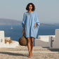 💞LAST DAY SALE 50% OFF💃Women's Oversized Batwing Sleeve Dress