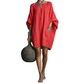 💞LAST DAY SALE 50% OFF💃Women's Oversized Batwing Sleeve Dress