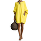 💞LAST DAY SALE 50% OFF💃Women's Oversized Batwing Sleeve Dress