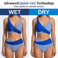 🏖️Summer Hot Sale - ONLY ￡14.99!!⚡50K+ SOLD!🌞🌊Two-Piece Color Block & Stripe Bikini Swimsuit