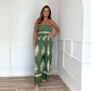 🔥LAST DAY SPECIAL PRICE £15.99!!🌸Women's Sleeveless Halter Wide-leg Jumpsuit