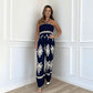 🔥LAST DAY SPECIAL PRICE £15.99!!🌸Women's Sleeveless Halter Wide-leg Jumpsuit