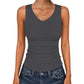⛱️Last Day Special Price ￡10.99!!💞Women's V-Neck Ribbed Knit Tank Top