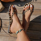 ⛱️Summer Hot Sale - ONLY ￡10.99!!💞Leopard Print Flip-Flops with Heart Charm
