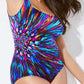 🏖️Summer Hot Sale - ONLY ￡12.99!!⚡50K+ SOLD!🩱🌊Fashion Printed One-Piece Swimsuit | Soft Stretch Fabric & Ruching Detail for an Instant Slimming Look