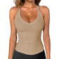 🏖️Summer Hot Sale - ONLY ￡9.99!!⚡50K+ SOLD!🌞Women's Ribbed V-Neck Tank Top