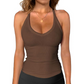 🏖️Summer Hot Sale - ONLY ￡9.99!!⚡50K+ SOLD!🌞Women's Ribbed V-Neck Tank Top