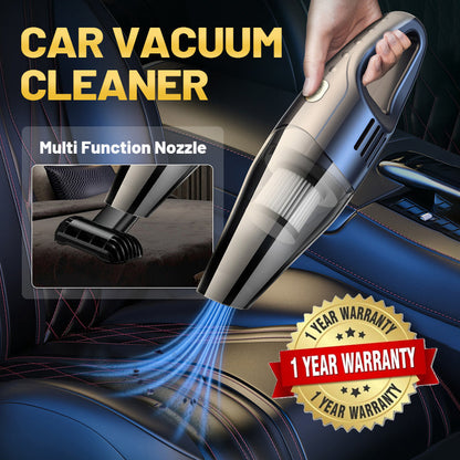🌀Multifunctional Car Vacuum – Strong suction, blow & inflate
