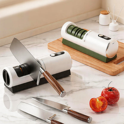 🔥LAST DAY SALE £15.99!!⚡50K+ SOLD!🔪Multi-Functional USB Rechargeable Electric Sharpener