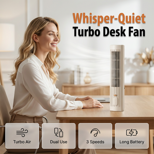 ⛱️Summer Hot Sale £19.99!!⚡50K+ SOLD!❄️Rechargeable Vertical & Horizontal Air Circulator Fan🧊🍃