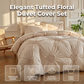 🎁Best Gift for Your Family: 70% OFF!☁️😴 Bring you cozy deep sleep!Elegant Pinch Pleat Duvet Cover Set