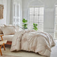 🎁Best Gift for Your Family: 70% OFF!☁️😴 Bring you cozy deep sleep!Elegant Pinch Pleat Duvet Cover Set