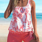 📣2026 Hot Sale 60% OFF!!🏝️Women's Floral Print Tankini Two-Piece Swimsuit