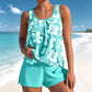 📣2026 Hot Sale 60% OFF!!🏝️Women's Floral Print Tankini Two-Piece Swimsuit