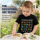 🔥🦖Summer Hot Sale - ONLY ￡8.99!!✨🎁Kids Dinosaur Alphabet Graphic T-Shirt