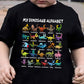 🔥🦖Summer Hot Sale - ONLY ￡8.99!!✨🎁Kids Dinosaur Alphabet Graphic T-Shirt