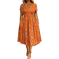 🔥🌷LAST DAY SALE ONLY￡15.99!!💃Women's V-Neck Floral Print Dress with Twist Waist