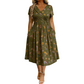 🔥🌷LAST DAY SALE ONLY￡15.99!!💃Women's V-Neck Floral Print Dress with Twist Waist