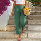 ⏳LAST DAY SALE ONLY ￡10.99!!🔥👖Women's Relaxed Fit Linen Blend Pants – Classic Straight Leg Trousers
