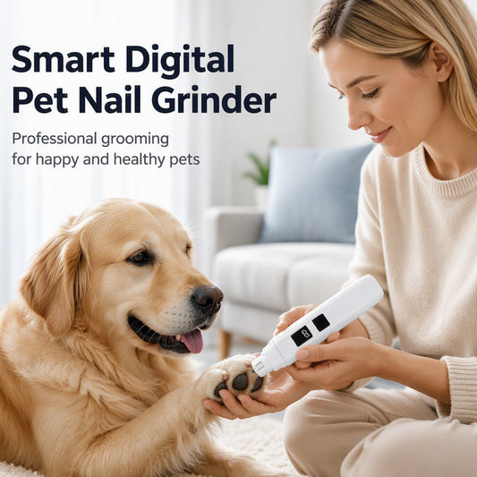 ⏰LIMITED TIME PRICE: ONLY ￡8.99!!🔥🐕Electric Pet Nail Grinder with LED Power Display