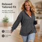 🔥LAST DAY SALE ONLY ￡16.99!!N🍁🍂Women's Long Sleeve Casual Hoodie Top 👕 A Cosy Throw-On for Chilly Mornings & Laid-Back Days ✨