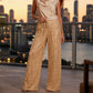 🔥✨Last Day Special Price £21.99!!👖Women's Elastic Waist Straight-Leg Pants