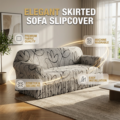 🔥LAST DAY SALE - ￡13.99!!⚡50K+ SOLD!🛋️Universal Stretch Fitted Couch Slipcover