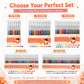 ⌛LAST DAY - ONLY ￡6.99!!✨50K+ SOLD!🎁Retractable Glitter Gel Pen Set for Journaling & Drawing