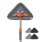 🔥LIMITED TIME PRICE: ONLY ￡12.99!!!🧹✨Triangular Cleaning Mop with Extendable Pole – 360° swivel, washable pads & lightweight – Cleans floors, walls & corners with ease 🏠