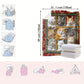 🎁LAST DAY SALE: £11.99!! 🐱💤 Cozy 9‑Panel Sleeping Cats Blanket – Ultra‑Soft Flannel, Reversible Design, Perfect for Sofa, Bed & Travel 🌙✨