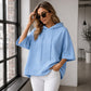 🔥⏳LAST WEEK SALE -ONLY £16.99!🍂💃Women's Loose Fit Wide Sleeve Hoodie Casual Sweatshirt – Relaxed Pullover Top for Fall & Everyday Wear