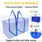 📦Last Day Special Price:£9.99!!!🧳24 Gallon Extra Large Heavy Duty Foldable Moving Bags– Extra large, durable & space-saving 🏠