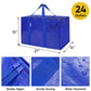 📦Last Day Special Price:£9.99!!!🧳24 Gallon Extra Large Heavy Duty Foldable Moving Bags– Extra large, durable & space-saving 🏠