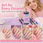 ⏳LAST DAY SALE ONLY ￡7.99!!💕🎁24 Shades Dual-Tip Nail Art Marker Kit, Quick-Dry Painting Pens For DIY Nail Designs💅