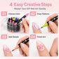 ⏳LAST DAY SALE ONLY ￡7.99!!💕🎁24 Shades Dual-Tip Nail Art Marker Kit, Quick-Dry Painting Pens For DIY Nail Designs💅