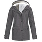 🔥This Week's Special Price:£23.99!!🧥💦Women's Plush-Lined Windproof Hooded Jacket-Unleash Style and Durability in Any Storm!