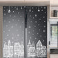 🔥LAST DAY SALE ONLY￡6.99!🎁🎄 Christmas Village Window Sticker Set