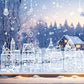 🔥LAST DAY SALE ONLY￡6.99!🎁🎄 Christmas Village Window Sticker Set