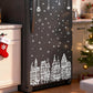 🔥LAST DAY SALE ONLY￡6.99!🎁🎄 Christmas Village Window Sticker Set