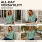 ⏳Limited Time 50% Off!🎉Women’s Half-Zip Cable Knit Sweatshirt