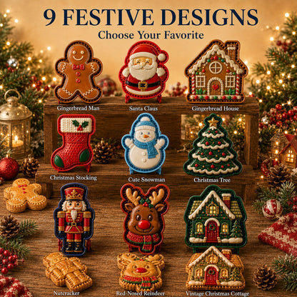 🔥LAST WEEK SALE -ONLY £8.99!🎄🍪Christmas Mini Pie & Pastry Press Mould – 8 Festive Designs