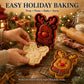 🔥LAST WEEK SALE -ONLY £8.99!🎄🍪Christmas Mini Pie & Pastry Press Mould – 8 Festive Designs