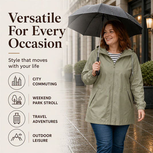 🔥LAST DAY SALE - ONLY ￡19.99!!💦Women's Outdoor Waterproof Hooded Jacket