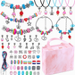 🎄Last Day Sale 50% OFF 💞50K+ SOLD! 📿Kids DIY Charm Bracelet Making Kit💎