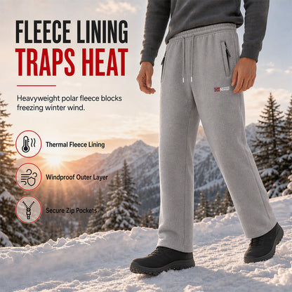🔥LAST DAY HOT SALES - 50% OFF❄️👫 Unisex Thickened Fleece Pants 🥶Super Cozy & Warm for Cold Days
