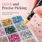 💖LAST DAY SALE 70% OFF!!🎁24-Grid Nail Art Rhinestone Set